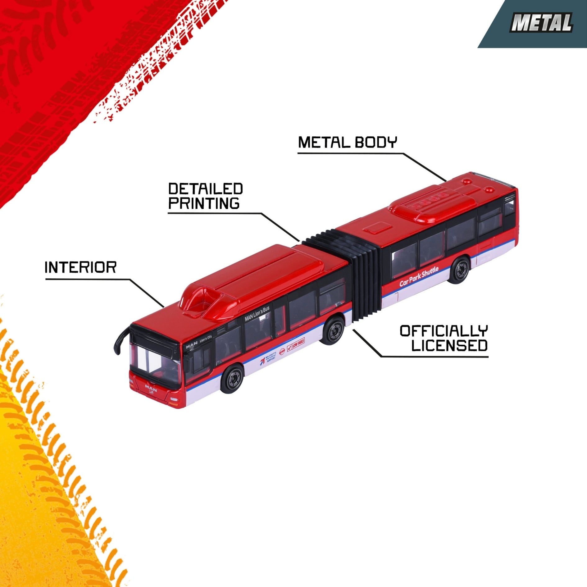  Đồ Chơi Xe Mô Hình MAJORETTE City Bus MAN + Avenio Tram 8503003001 - Simba Toys Vietnam 