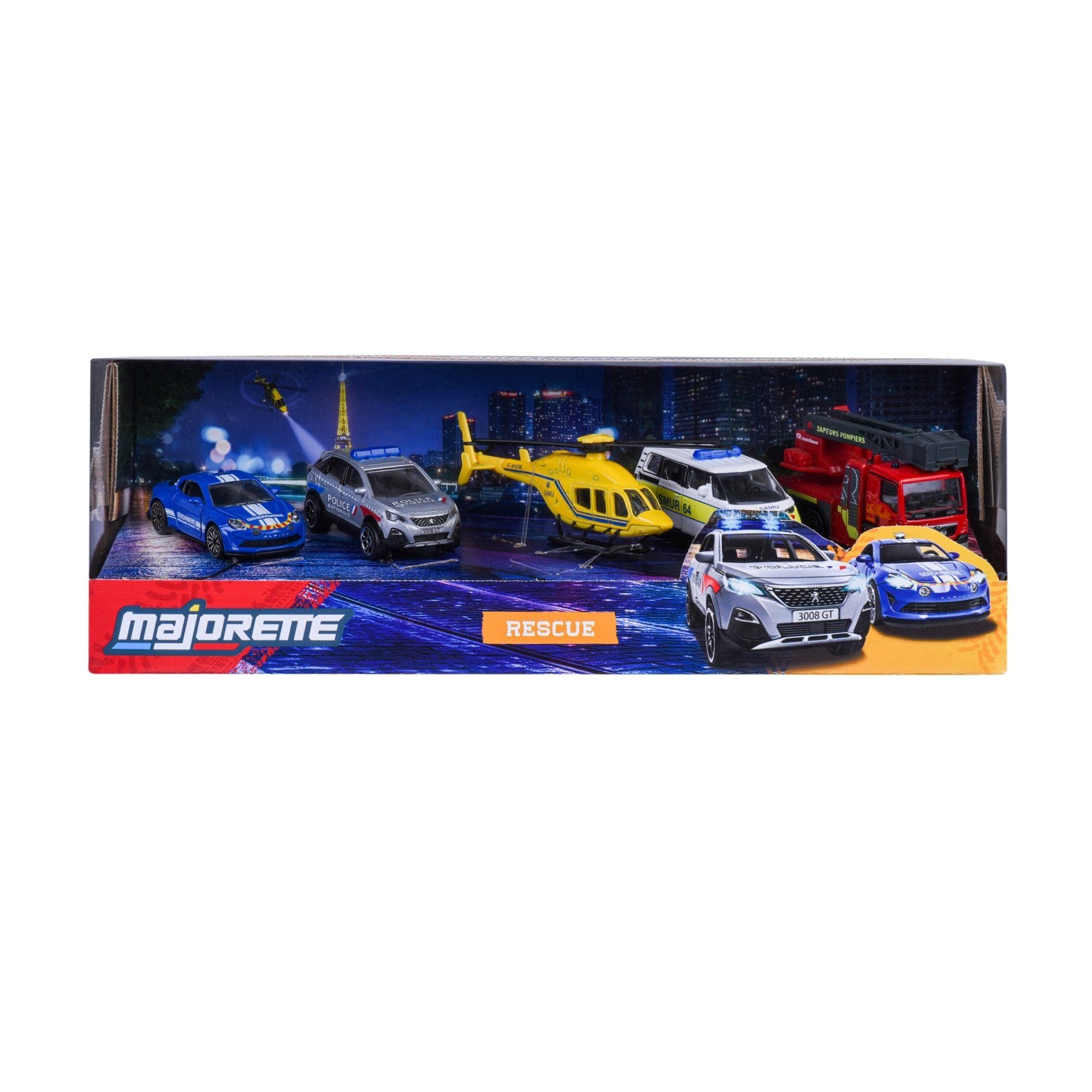  Đồ Chơi Xe Mô Hình MAJORETTE French S.O.S. 5 Pieces Giftpack 8503005000SMO - Simba Toys Vietnam 