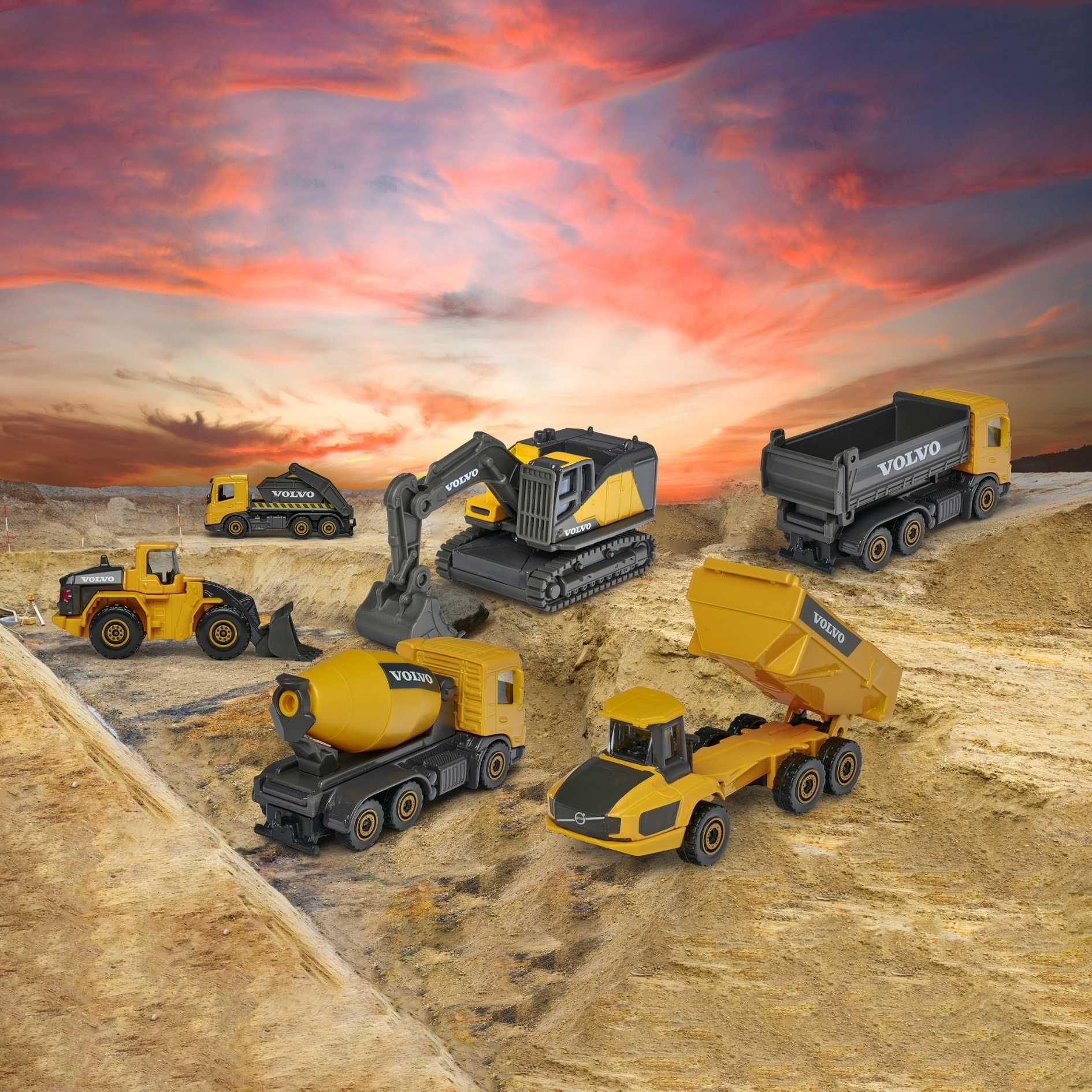  Đồ Chơi Xe Mô Hình MAJORETTE Volvo Construction Premium 8503100000 Diecast Model - Simba Toys Vietnam 