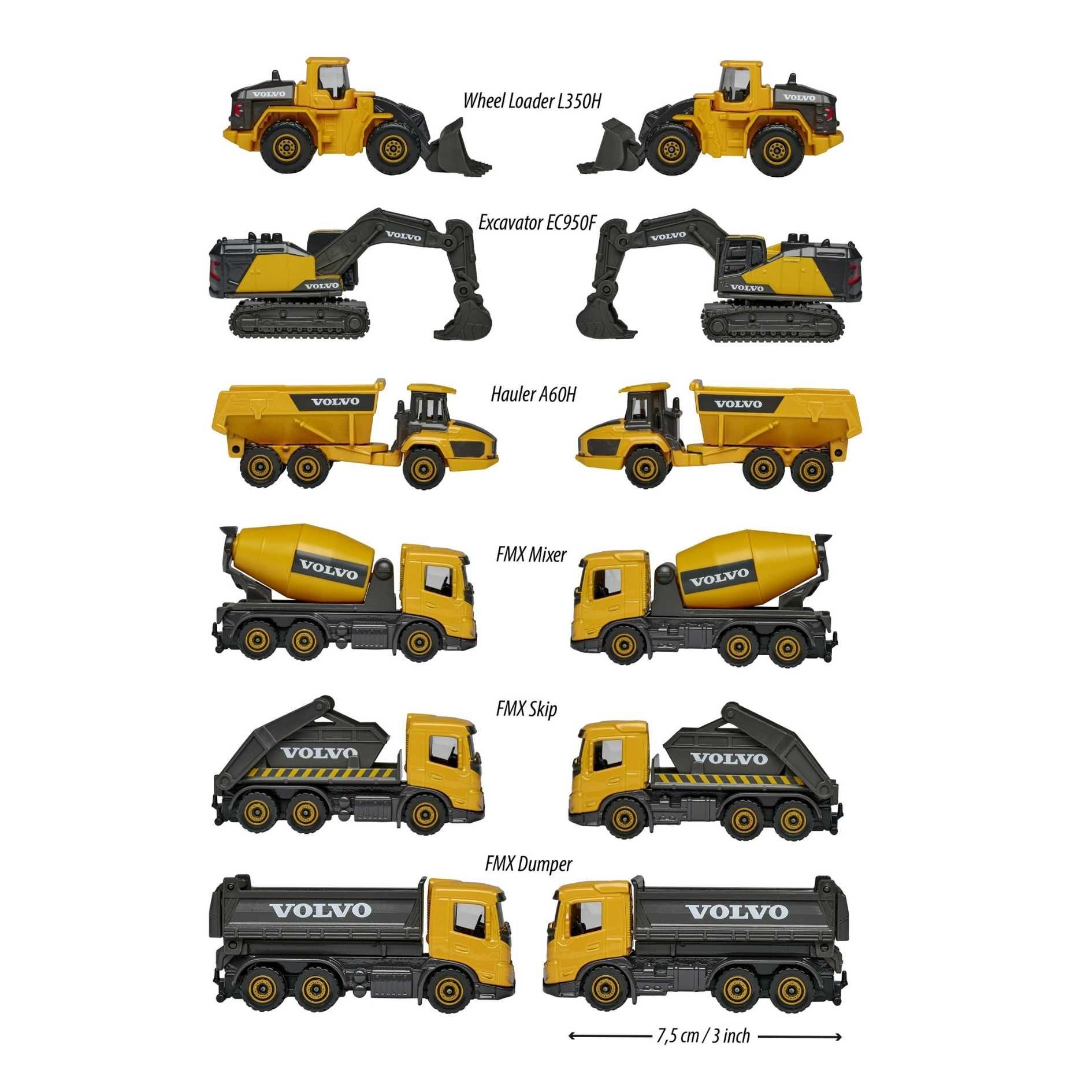  Đồ Chơi Xe Mô Hình MAJORETTE Volvo Construction Premium 8503100000 Diecast Model - Simba Toys Vietnam 