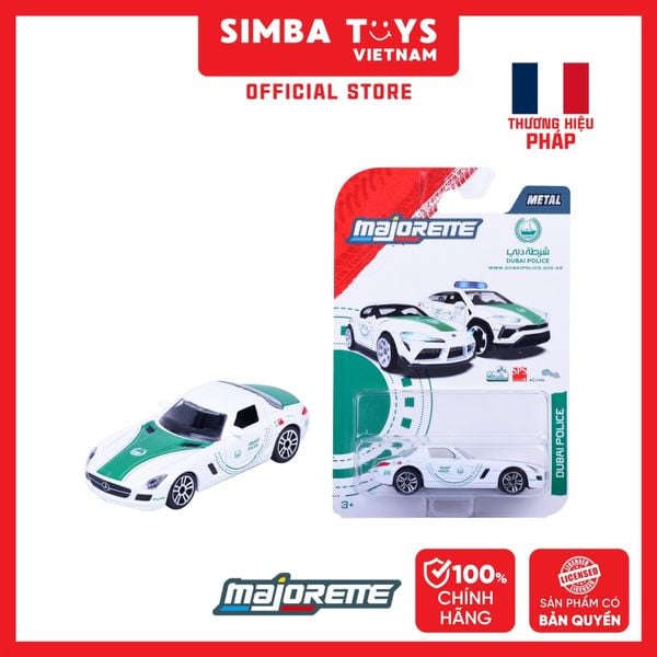  Đồ Chơi Xe Mô Hình MAJORETTE Dubai Police Mercedes-Benz SLS AMG 8503100001B47 - Simba Toys Vietnam 