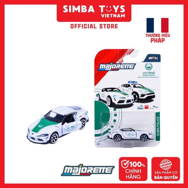  Đồ Chơi Xe Mô Hình MAJORETTE Dubai Police Toyota GR Supra 8503100001C47 - Simba Toys Vietnam 