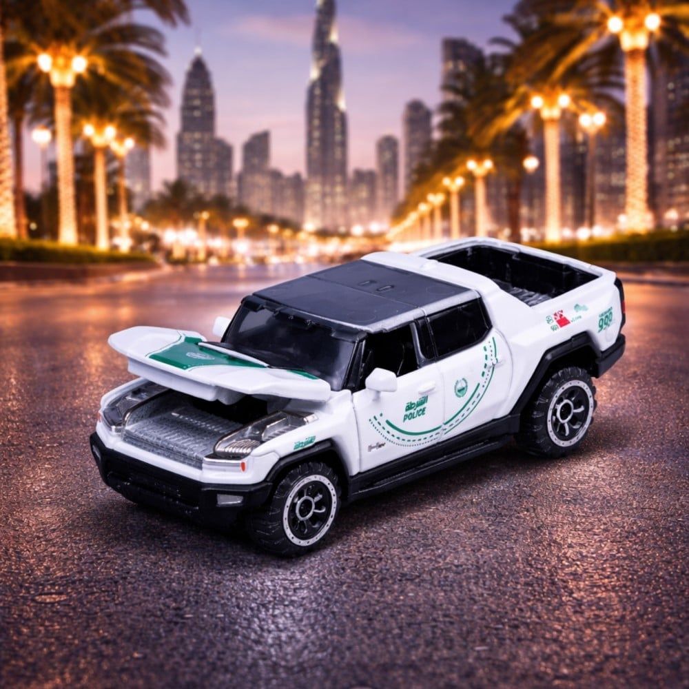  Đồ Chơi Xe Mô Hình MAJORETTE Dubai Police Deluxe GMC Hummer EV 8503101000B47 - Simba Toys Vietnam 