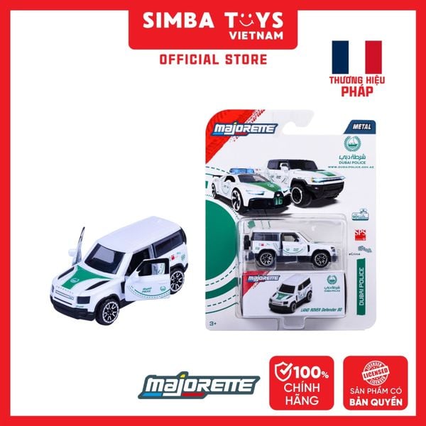  Đồ Chơi Xe Mô Hình MAJORETTE Dubai Police Deluxe Land Rover Defender 8503101000C47 - Simba Toys Vietnam 
