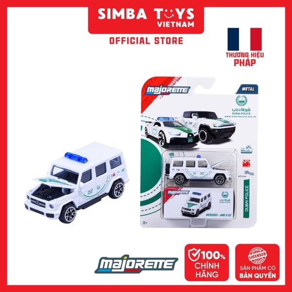  Đồ Chơi Xe Mô Hình MAJORETTE Dubai Police Deluxe Mercedes-AMG G63 8503101000D47 - Simba Toys Vietnam 