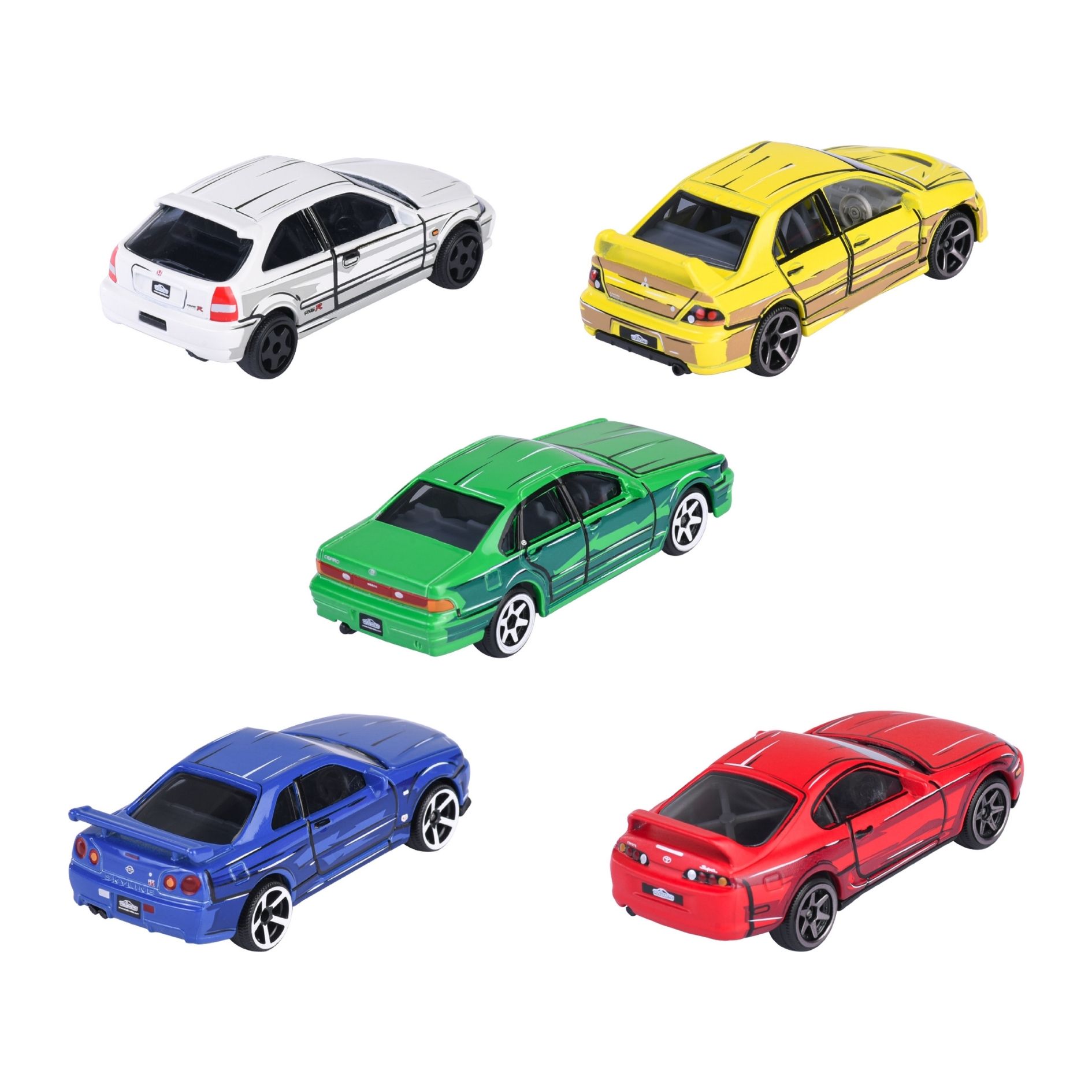  Bộ 5 Đồ Chơi Xe Mô Hình MAJORETTE JDM Legends Anime 5 Pieces Giftpack 8504105000 - Simba Toys Vietnam 