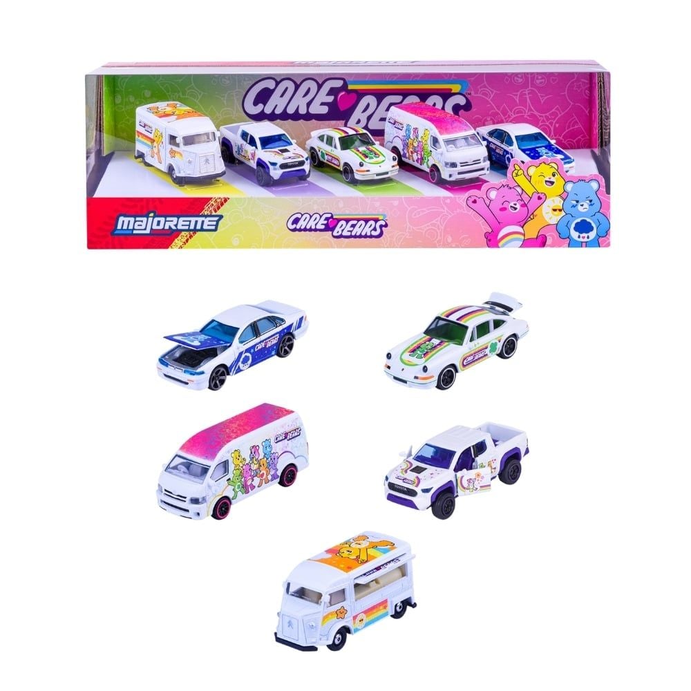 Bộ 5 Đồ Chơi Xe Mô Hình MAJORETTE Care Bears 5 Pieces Giftpack 8504105005 - Simba Toys Vietnam 