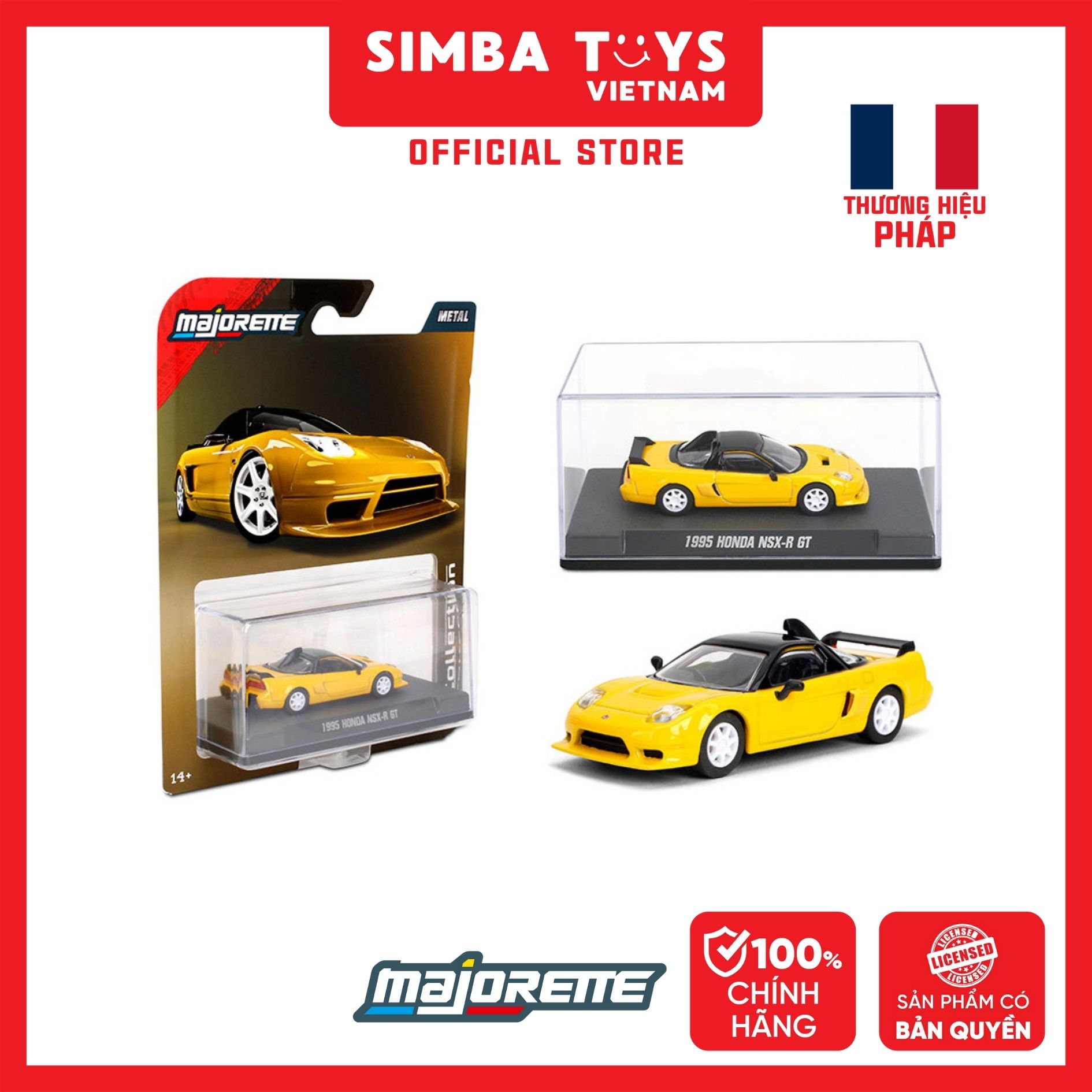  Đồ Chơi Xe Mô Hình MAJORETTE Collection 1995 Honda NSX-R GT 8505001011 - Simba Toys Vietnam 