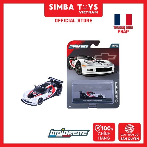  Đồ Chơi Xe Mô Hình MAJORETTE Collection 2005 Chevrolet Corvette C6 R 8505001012 - Simba Toys Vietnam 