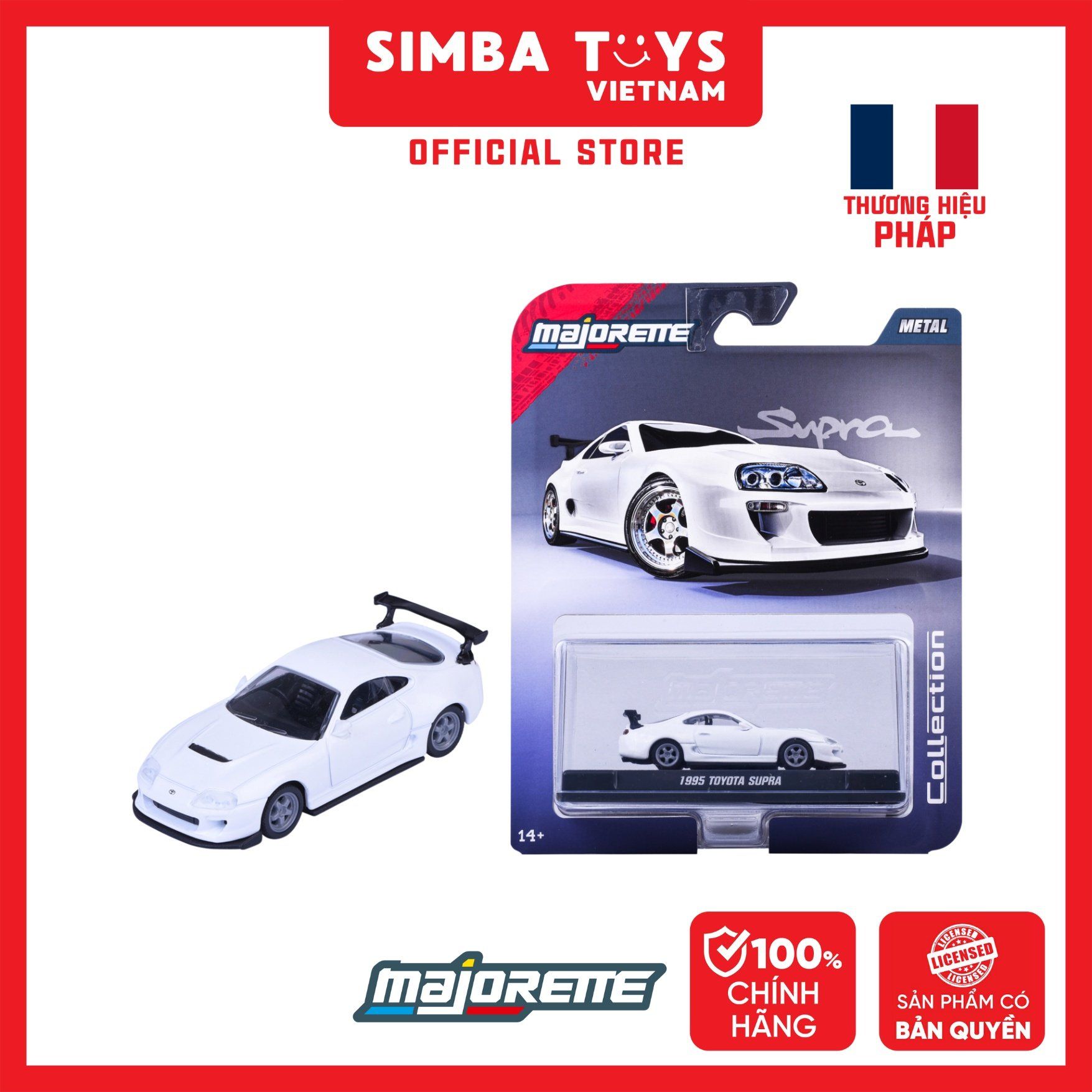  Đồ Chơi Xe Mô Hình MAJORETTE Collection 1995 Toyota Supra 8505001017 - Simba Toys Vietnam 