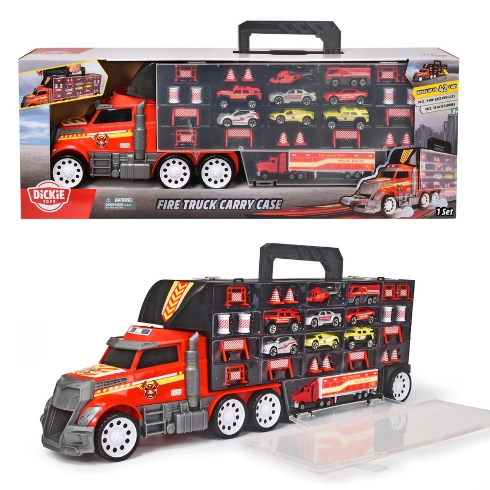  Bộ Đồ Chơi Xe Tải Hộp Đựng DICKIE TOYS Truck Carry Case - Simba Toys Vietnam 