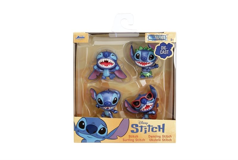  Bộ 4 Đồ Chơi Mô Hình Sưu Tầm JADA TOYS Stitch 2.5