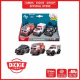  Bộ 3 Đồ Chơi Xe Cứu Hộ DICKIE TOYS Micro Rescue Patrol 203712031 - Simba Toys Vietnam 