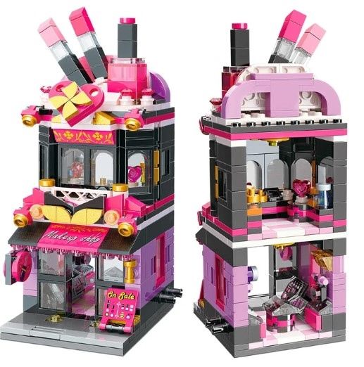  Đồ Chơi Lắp Ráp KEEPPLEY City Corner Trendy Cosmetics Store Building Blocks C0103 