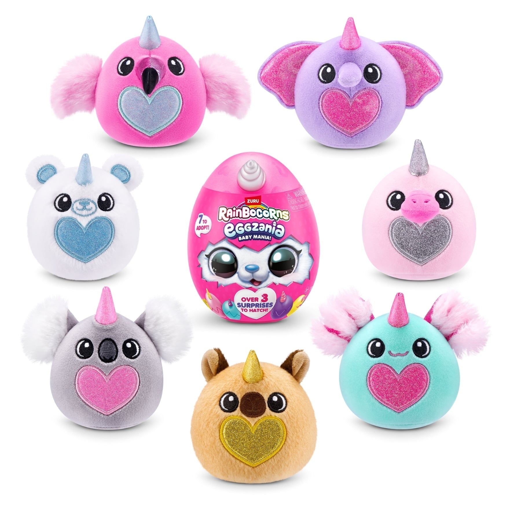  Đồ Chơi Trứng Bất Ngờ ZURU TOYS Rainbocorns Eggzania Baby Mania 92111 - Simba Toys Vietnam 