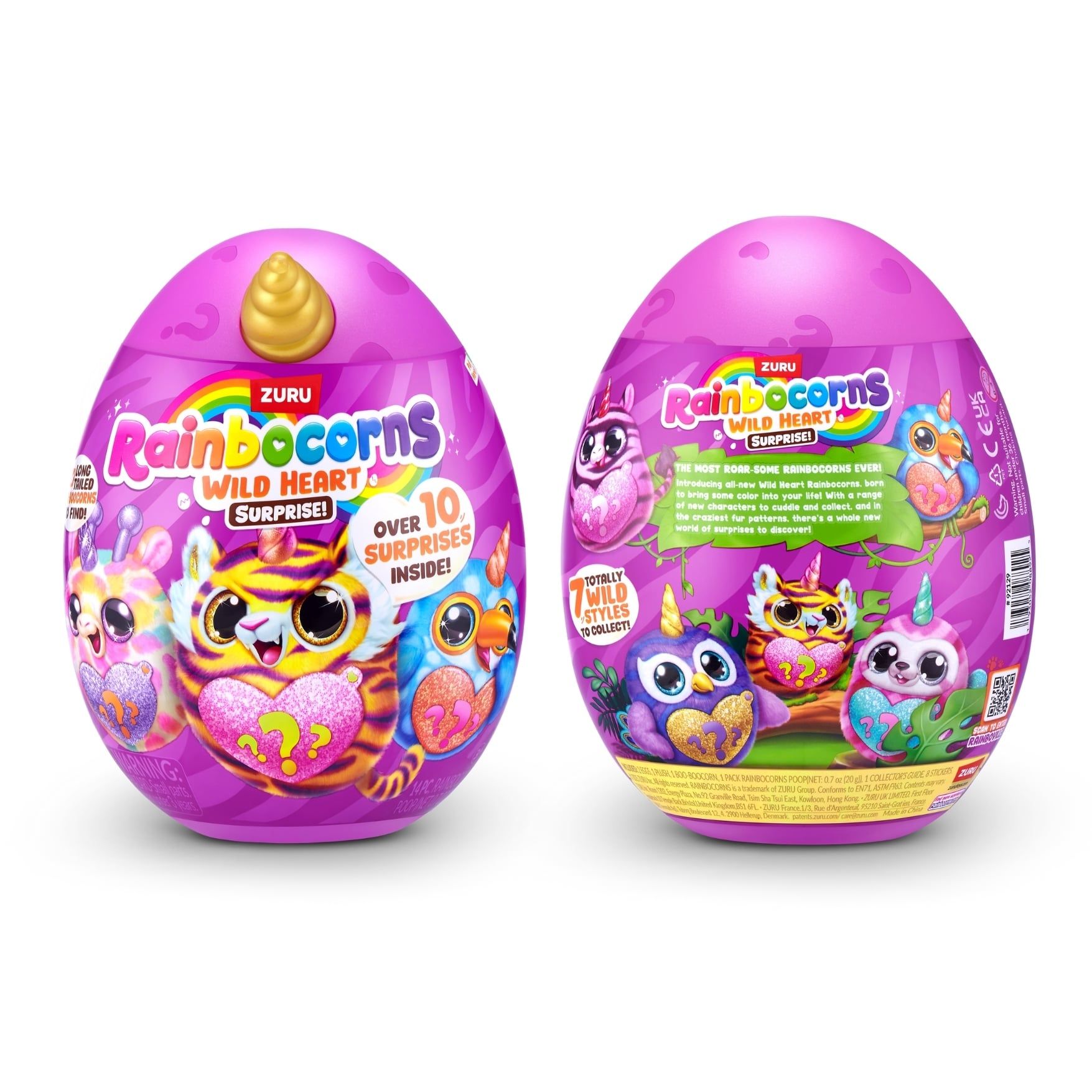  Đồ Chơi Trứng Bất Ngờ ZURU TOYS Rainbocorns Sparkle Heart Surprise 92129 - Simba Toys Vietnam 