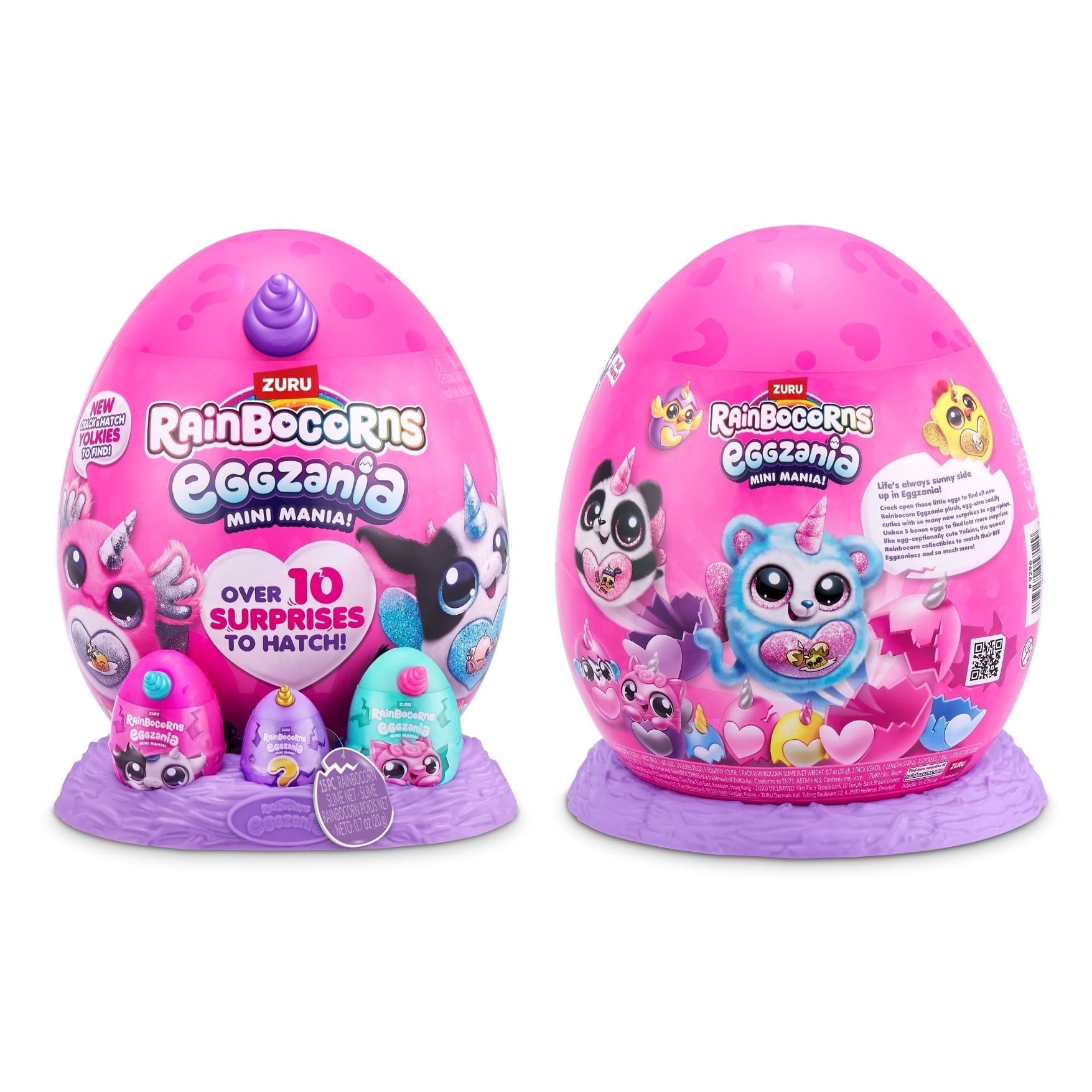  Đồ Chơi Trứng Bất Ngờ ZURU TOYS Rainbocorns Eggzania Mini Mania 9296 - Simba Toys Vietnam 