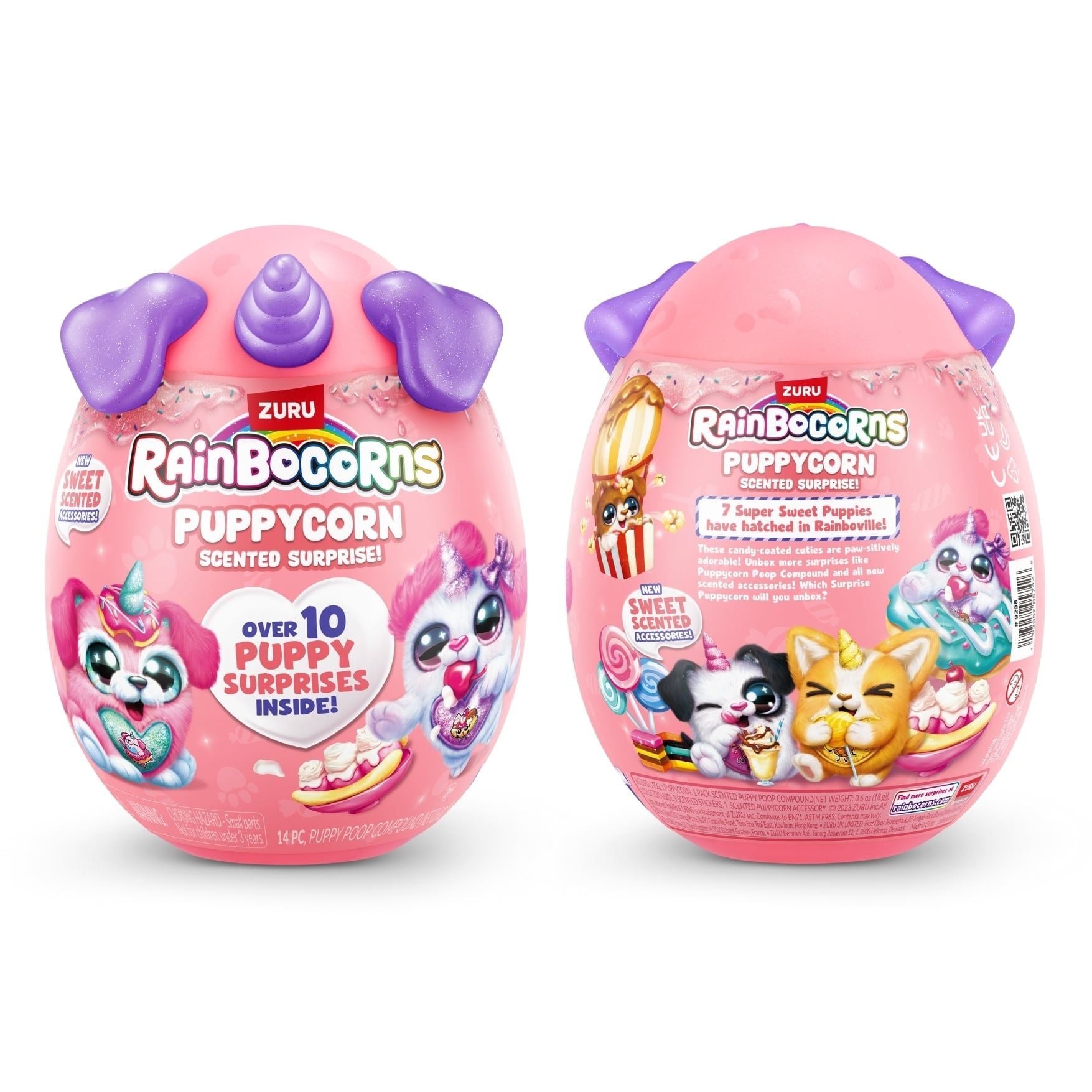  Đồ Chơi Trứng Bất Ngờ ZURU TOYS Rainbocorns Puppycorn Scented Surprise 9298 - Simba Toys Vietnam 