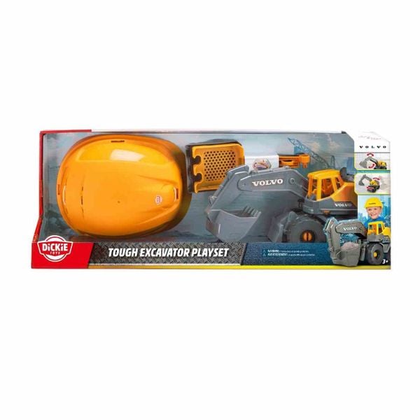  Bộ Đồ Chơi Xây Dựng DICKIE TOYS Volvo Tough Excavator Playset 203729016 - Simba Toys Vietnam 