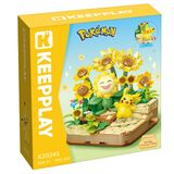  Đồ Chơi Lắp Ráp KEEPPLAY Pokemon Golden Flower Field PIKACHU & SUNFLORA K20245 Building Block - Simba Toys Vietnam 