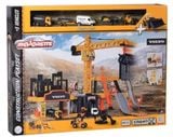  212050032 Bộ Đồ Chơi Mô Hình Xây Dựng MAJORETTE Creatix Construction + 5 Volvo Cars 