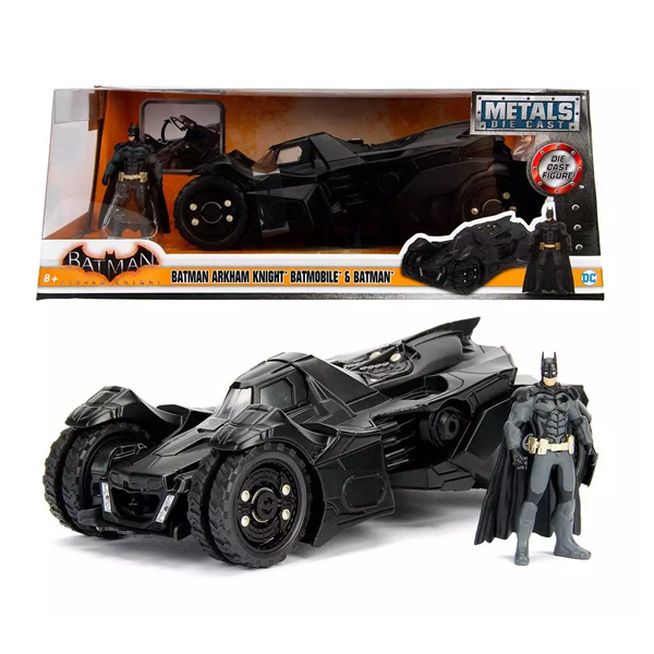  Đồ Chơi Xe Mô Hình JADA TOYS DC Comics Batman 2015 Arkham Knight Batmobile W/Batman Figure 1:24 98037 - Simba Toys Vietnam 
