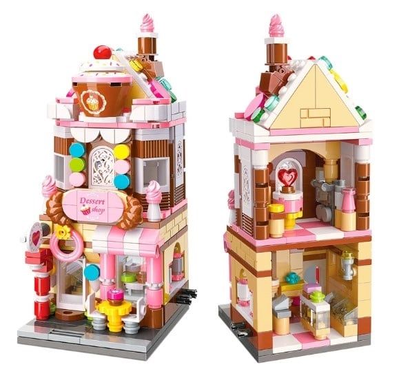  Đồ Chơi Lắp Ráp KEEPPLEY City Corner Honey Sweet Dessert House Building Blocks C0101 