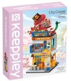  Đồ Chơi Lắp Ráp KEEPPLEY City Corner Korean Barbeque Restaurant Building Blocks K28024 