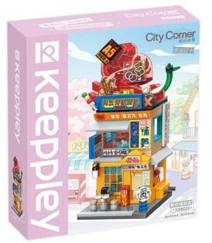  Đồ Chơi Lắp Ráp KEEPPLEY City Corner Korean Barbeque Restaurant Building Blocks K28024 