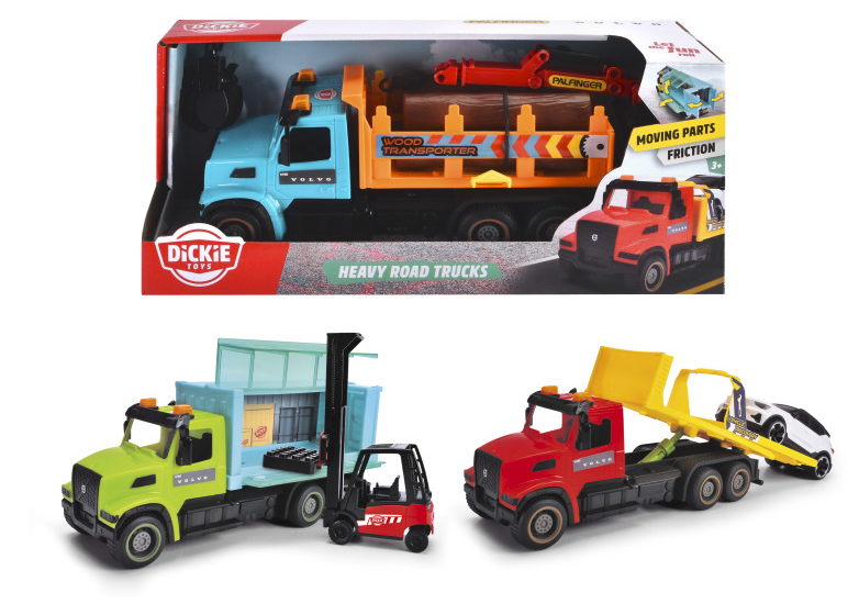  203744018 Đồ Chơi Xe Tải DICKIE TOYS Heavy Road Trucks 