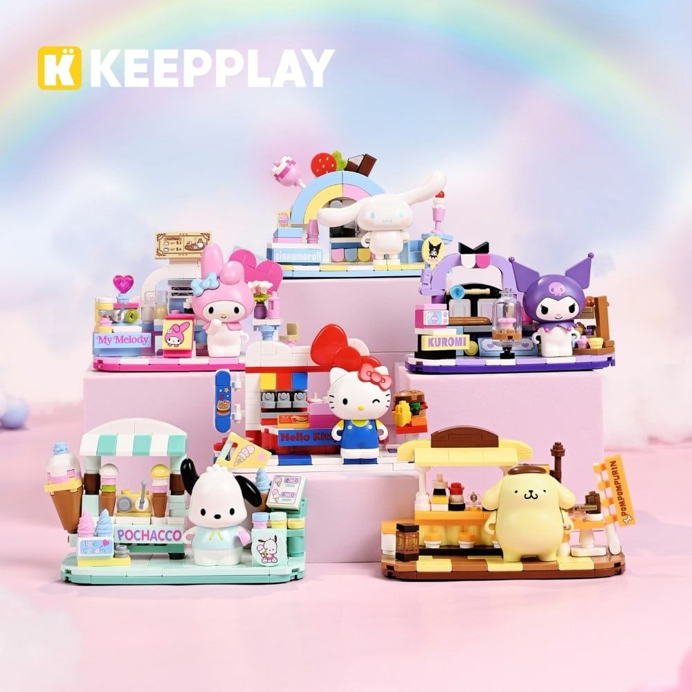  [BLINDBOX] Đồ Chơi Lắp Ráp Hộp Mù KEEPPLAY Sanrio Characters Restaurant Blind Box DZ0203 - Simba Toys Vietnam 