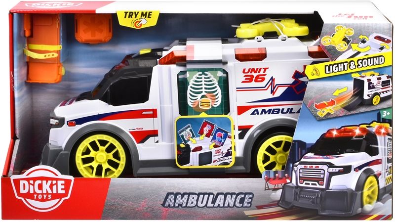  203307003 Đồ Chơi Xe Cứu Thương DICKIE TOYS Ambulance 