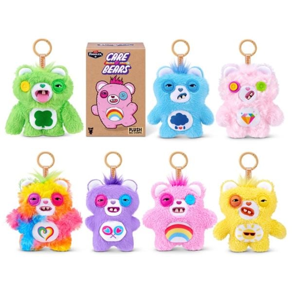  Đồ Chơi Sưu Tầm Hộp Mù ZURU TOYS Fuggler Care Bears Keyrings 5