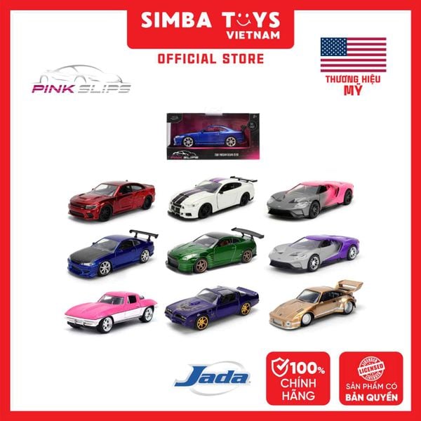  Đồ Chơi Xe Mô Hình JADA TOYS Pink Slips 1:32 Scale Diecast Model Cars Toys 24106 - Simba Toys Vietnam 