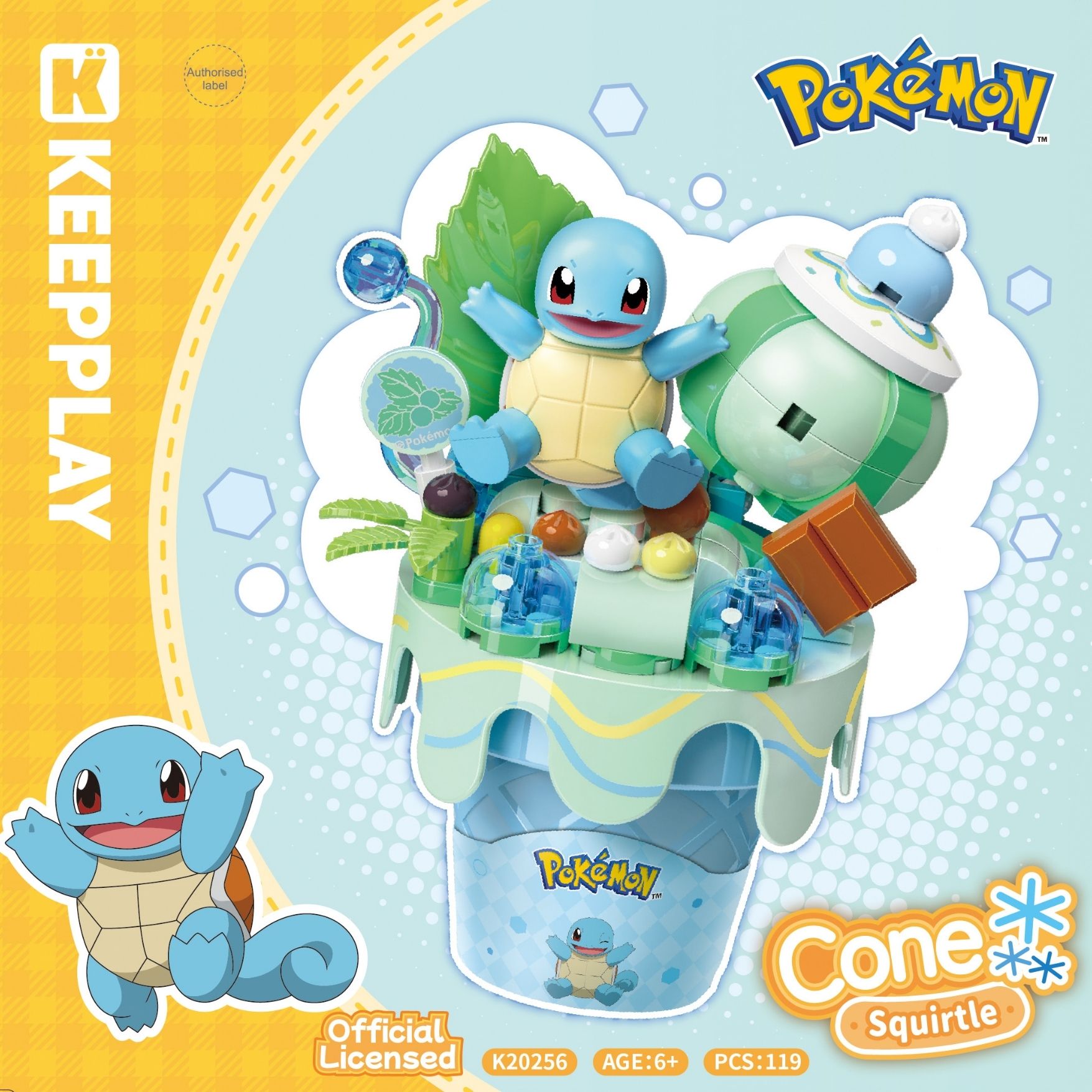  Đồ Chơi Lắp Ráp KEEPPLAY Pokemon Cone Squirtle K20256 - Simba Toys Vietnam 
