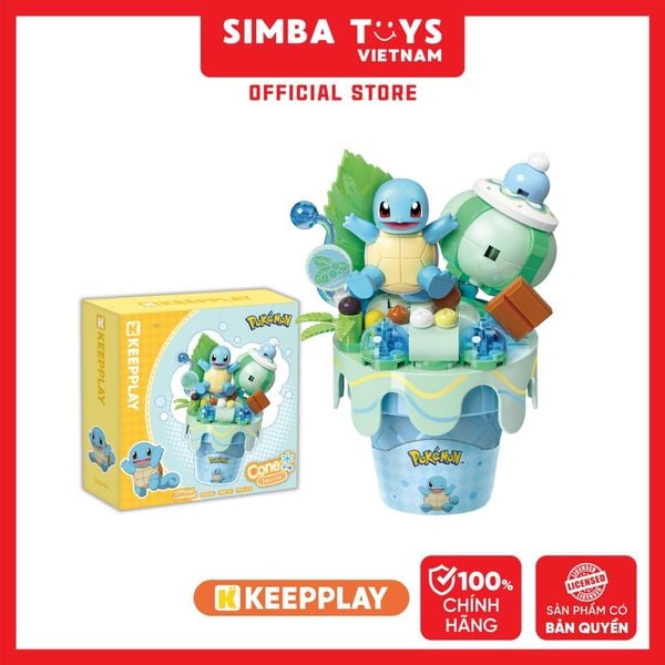  Đồ Chơi Lắp Ráp KEEPPLAY Pokemon Cone Squirtle K20256 - Simba Toys Vietnam 