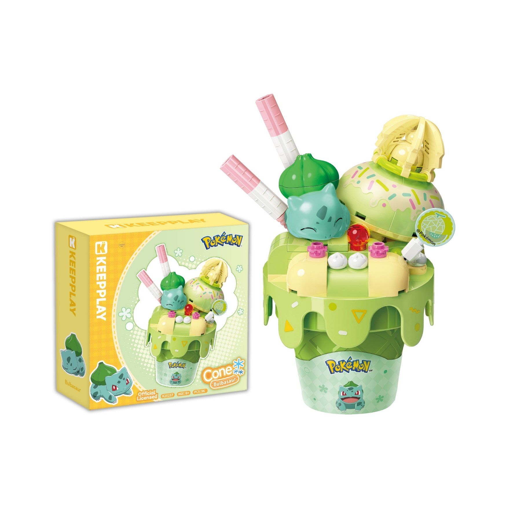  Đồ Chơi Lắp Ráp KEEPPLAY Pokemon Cone Bulbasaur K20257 - Simba Toys Vietnam 