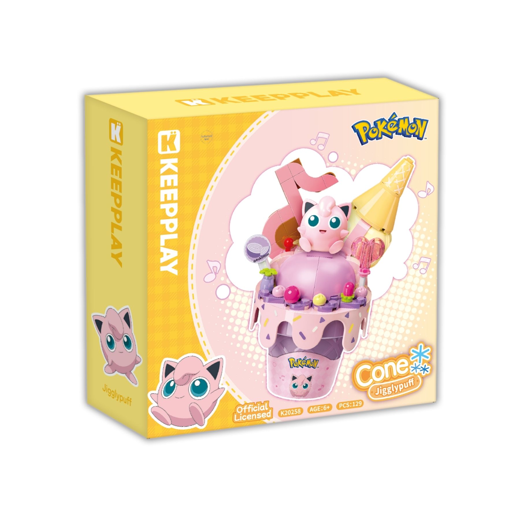  Đồ Chơi Lắp Ráp KEEPPLAY Pokemon Cone Jigglypuff K20258 - Simba Toys Vietnam 