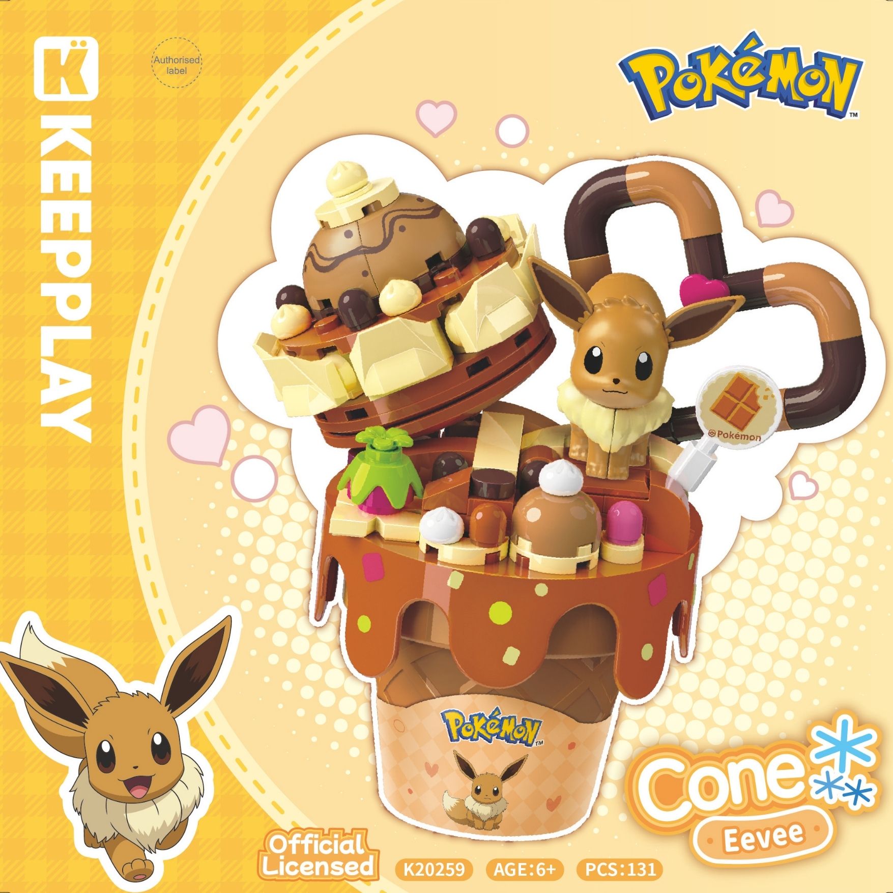  Đồ Chơi Lắp Ráp KEEPPLAY Pokemon Cone Eevee K20259 - Simba Toys Vietnam 