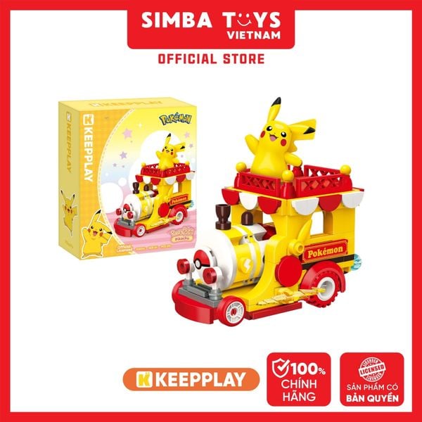  Đồ Chơi Lắp Ráp KEEPPLAY Pokemon Party Parade Floats Pikachu K20261 - Simba Toys Vietnam 