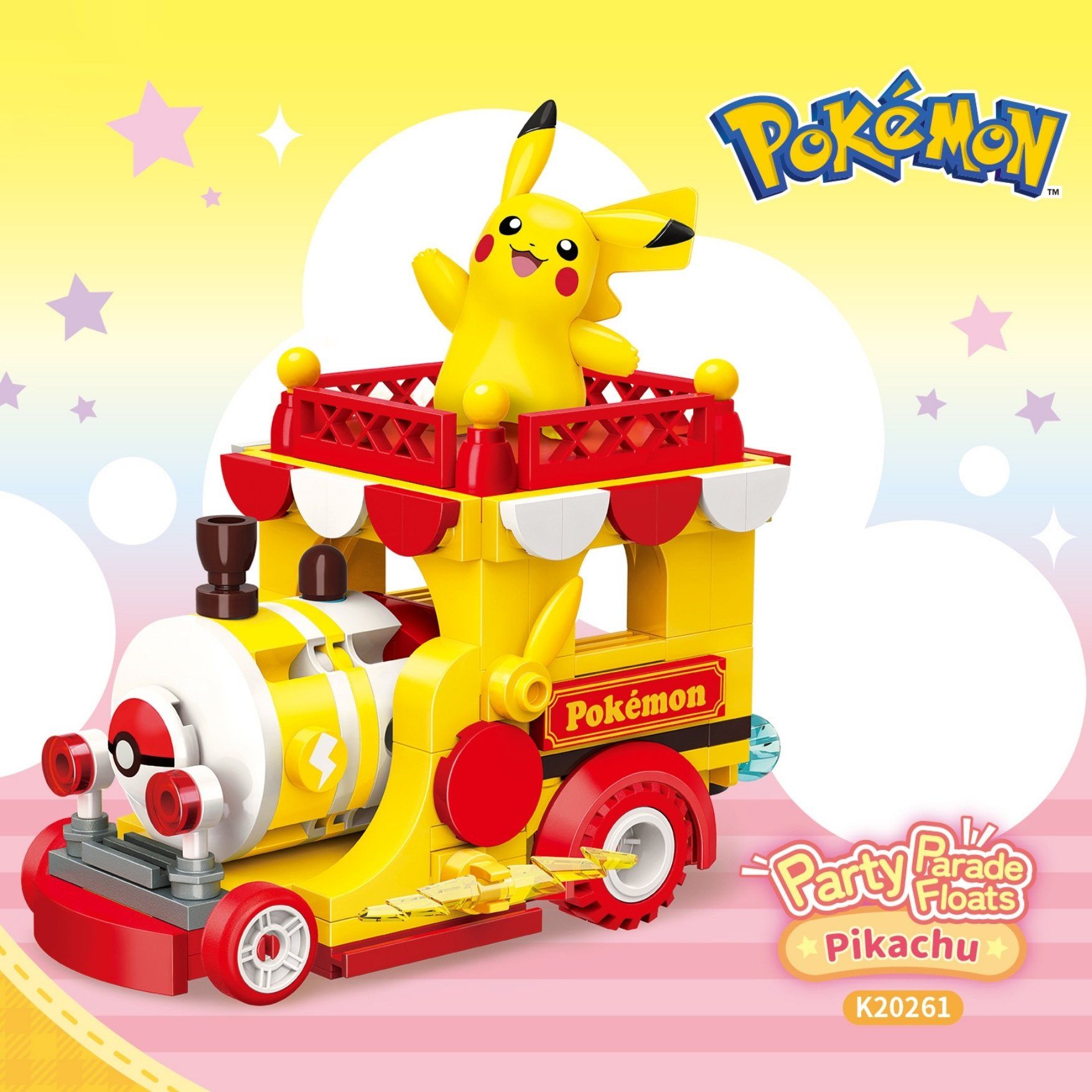  Đồ Chơi Lắp Ráp KEEPPLAY Pokemon Party Parade Floats Pikachu K20261 - Simba Toys Vietnam 