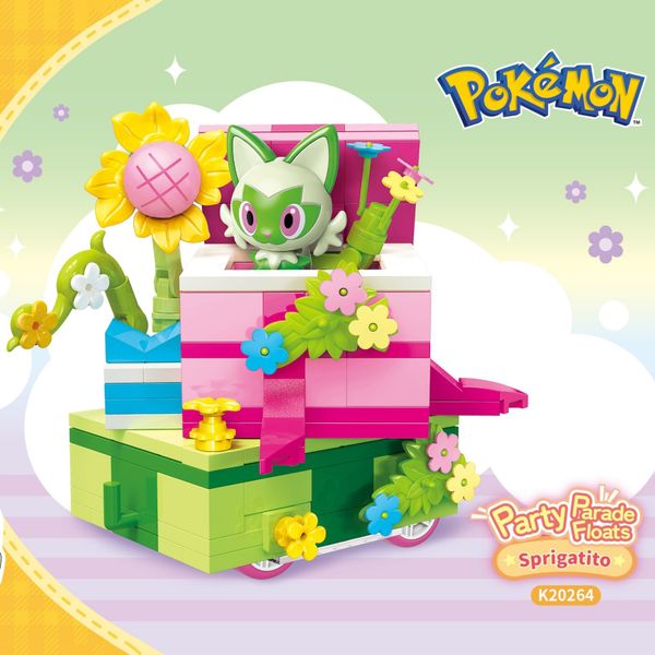  Đồ Chơi Lắp Ráp KEEPPLAY Pokemon Party Parade Floats Sprigatito K20264 - Simba Toys Vietnam 