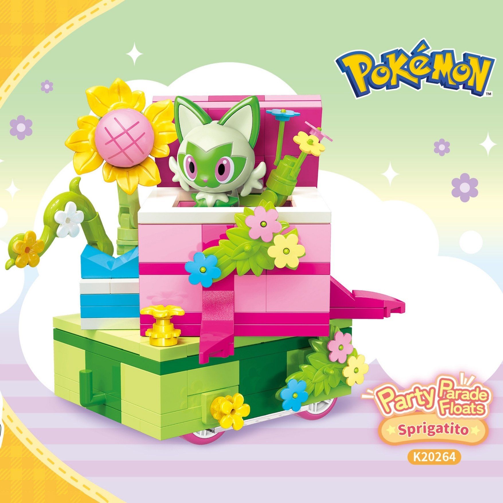  Đồ Chơi Lắp Ráp KEEPPLAY Pokemon Party Parade Floats Sprigatito K20264 - Simba Toys Vietnam 