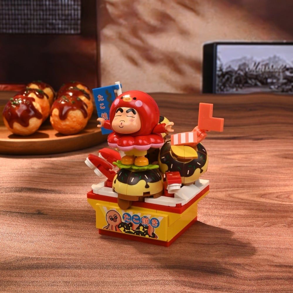  Đồ Chơi Lắp Ráp KEEPPLAY Shinchan Fried Octopus Balls K20627 - Simba Toys Vietnam 