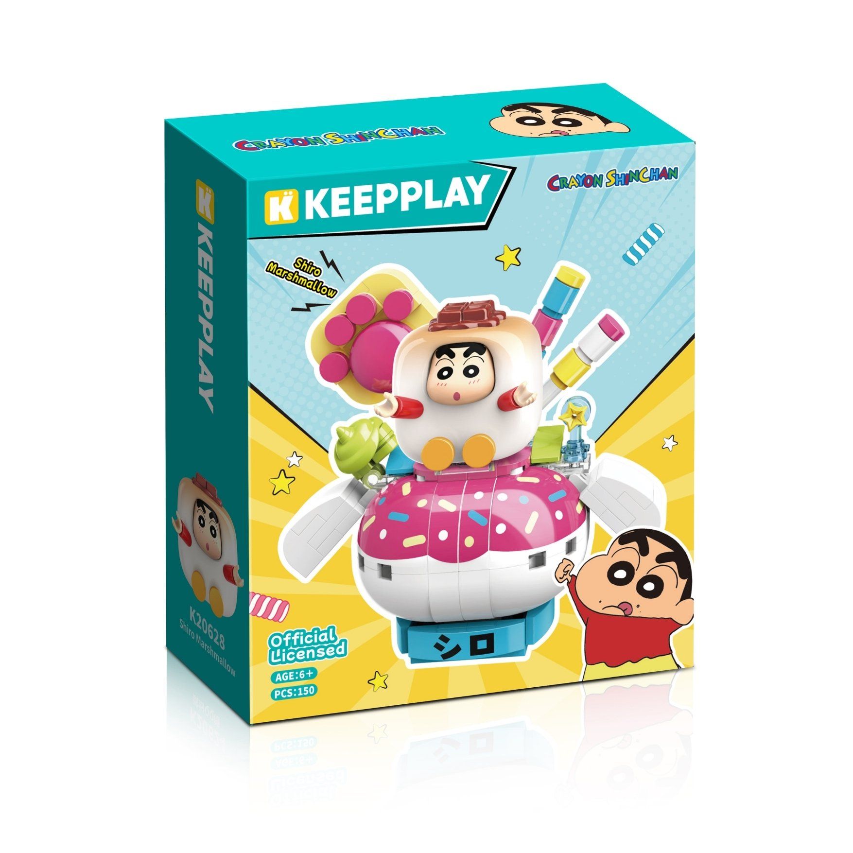  Đồ Chơi Lắp Ráp KEEPPLAY Shinchan Shiro Marshmallow K20628 - Simba Toys Vietnam 