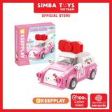  Đồ Chơi Lắp Ráp KEEPPLEY Sanrio Hello Kitty Mini Car K20805 - Simba Toys Vietnam 