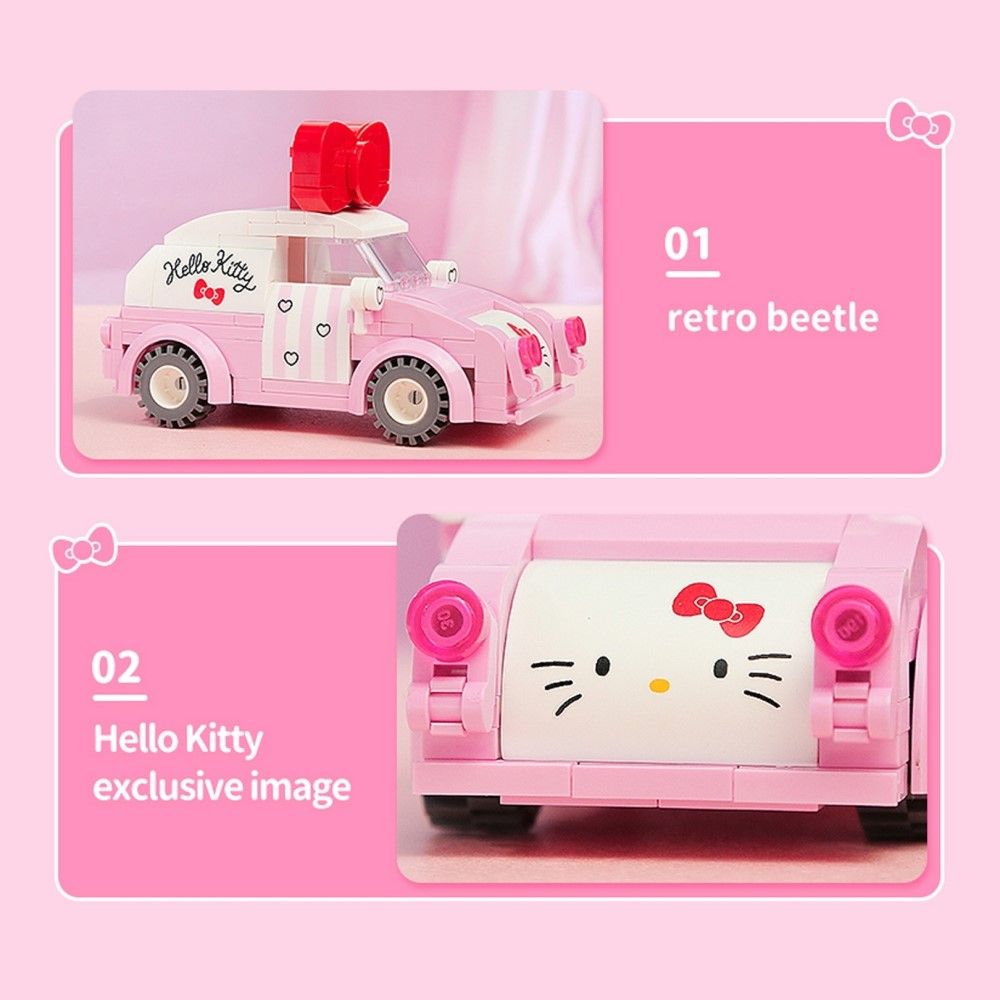  Đồ Chơi Lắp Ráp KEEPPLEY Sanrio Hello Kitty Mini Car K20805 - Simba Toys Vietnam 
