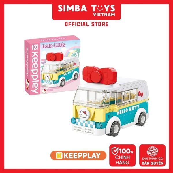  Đồ Chơi Lắp Ráp KEEPPLEY Sanrio Hello Kitty Mini Bus K20806 - Simba Toys Vietnam 