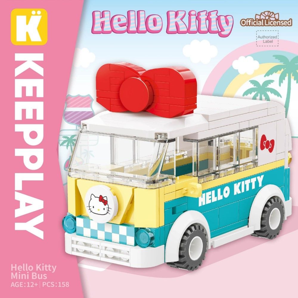  Đồ Chơi Lắp Ráp KEEPPLEY Sanrio Hello Kitty Mini Bus K20806 - Simba Toys Vietnam 