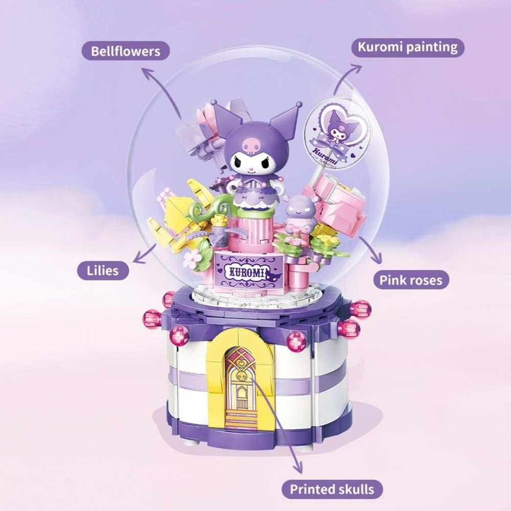  Đồ Chơi Lắp Ráp KEEPPLAY Sanrio Kuromi Sugar Bomb Music Box K20839 - Simba Toys Vietnam 